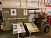 Melanie Android  Photos 2393  WW1 Replica Ambulance (3/4 scale on a golf cart chassis).